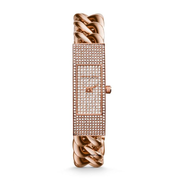 Michael Kors Hayden Rose MK3307 Crystal Pave Watch - Picture 2 of 9